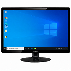 Monitor BrazilPC 15,4 LED HDMI VGA Preto