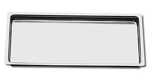 BANDEJA RETANGULAR- 22X09X1,5 CM INOX
