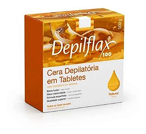 CERA QUENTE DEPILFLAX NATURAL 500G