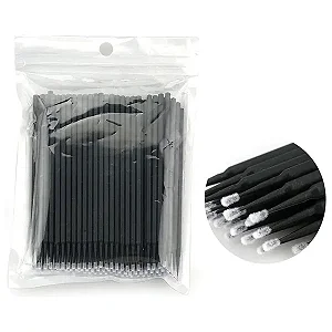 MICROBRUSH PRETO- 100UN