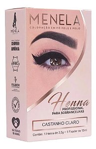 HENNA MENELA 2,5g - CASTANHO CLARO
