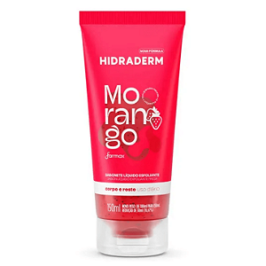 SABONETE ESFOLIANTE HIDRADERM- MORANGO 180ML