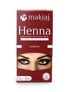 HENNA MAKIAJ MARROM