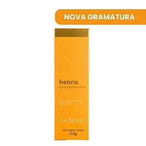 HENNA LA BENIG- CASTANHO CLARO 2,5 g