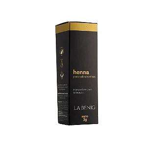 HENNA LA BENIG- PRETO 3G
