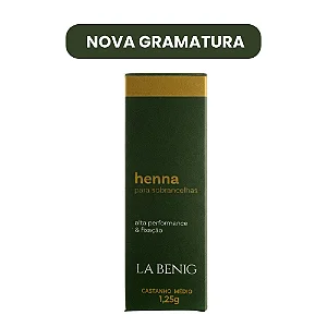 HENNA LA BENIG- CASTANHO MÉDIO 1,25g