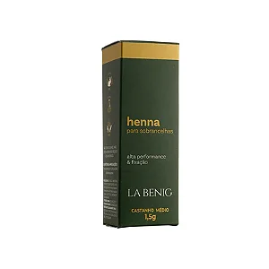 HENNA LA BENIG- CASTANHO MÉDIO 1,5G