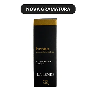 HENNA LA BENIG- PRETO 1,25g