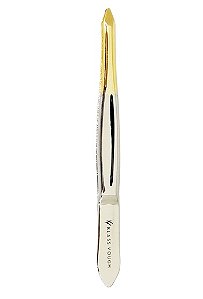 PINÇA PROFISSIONAL KLASS VOUGH - PONTA DOURADA TW-85