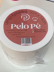 ROLO DE TNT- LENÇO PARA DEPILAÇÃO 50m x 14cm