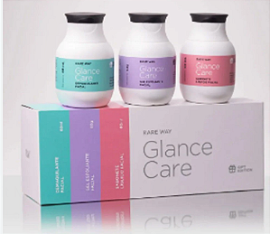 KIT MINI GLANCE (SABONETE, DEMAQUILANTE E ESFOLIANTE 60ML)