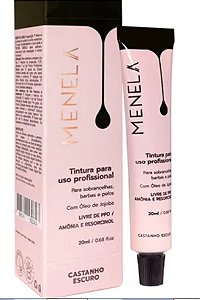 TINTURA PARA SOBRANCELHAS MENELA CASTANHO ESCURO 20G