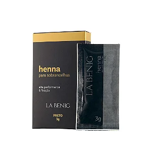 HENNA REFIL LA BENIG PRETO 3,0g