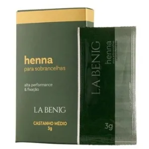HENNA REFIL LA BENIG CASTANHO MEDIO 3,0g