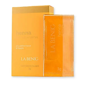 HENNA REFIL LA BENIG CASTANHO CLARO 3,0g