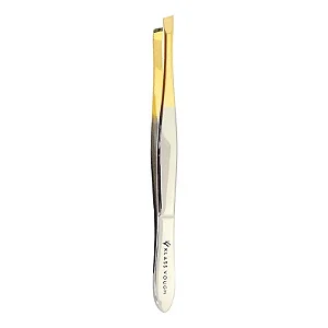 PINÇA PONTA CHANFRADA DOURADA KLASS VOUGH -TW-85HG