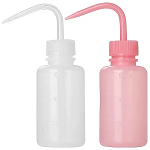 Pisseta Bico Curvo 150ml - Cores Variadas