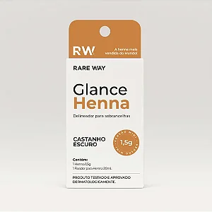 HENNA GLANCE CASTANHO ESCURO 1,5 G