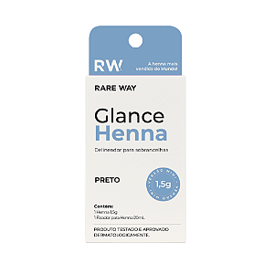 HENNA GLANCE PRETO  1,5 G
