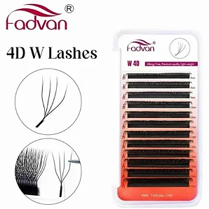 Cílios Fadvan 4D W 0,07 D Tamanho Mix 8-14mm