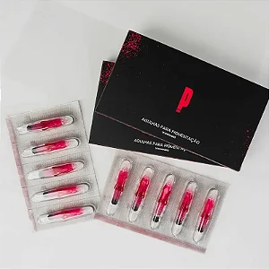 Agulhas Punk Pink Light - 1P 0,40 mm - Caixa com 10 unidades