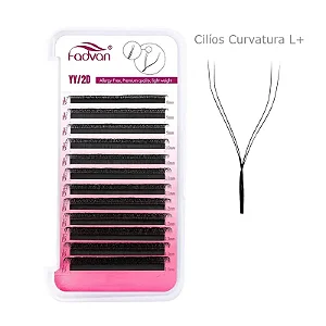 Cílios Fadvan YY - 0,07 Lu- M- Tamanho Mix 8-14mm