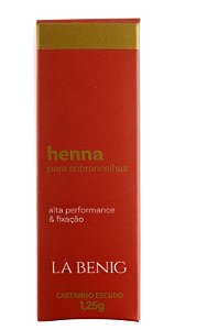 HENNA LA BENIG CASTANHO ESCURO 1,25G
