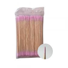 PALITO COM ALGODÃO DUAS PONTAS  10-cm C/100UN