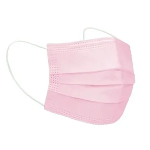Máscara Descartável -Rosa Claro Pacote com 10 - Un