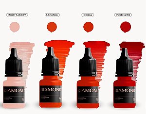 Kit Com 4 Pigmentos  Diamond - Labios