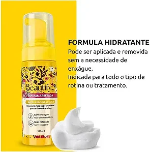 Espuma De Limpeza Beautify Pro Hidratação Sem Enxágue 150ml