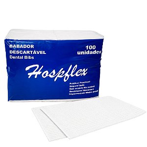 Babador Odontológico com 100 unidades Hospflex