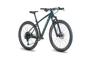 Bicicleta Audax Auge 555 Deore 12v 2023 Tam 17 Preta/Verde