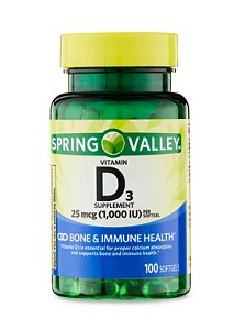 Vit D3 25 mcg  - 1.000 IU