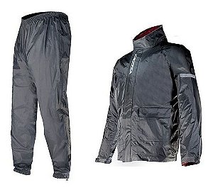 Capa De Chuva Ls2 Fluxus Evo Black Forrada