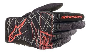 Luva Alpinestars Mm93 Losail V2 Preto Vermelho