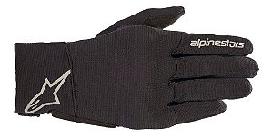 Luva Alpinestars Reef Masculina Ventilada Preto Reflective