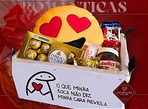 Cesta "O que a Boca não diz.." | Chocolates