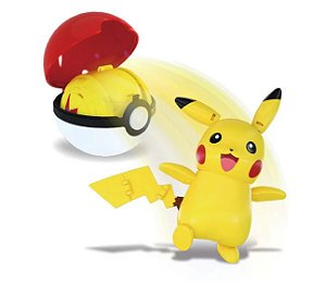 Figura de ação Boneco Pokemon articulado na pokebola Brinquedo