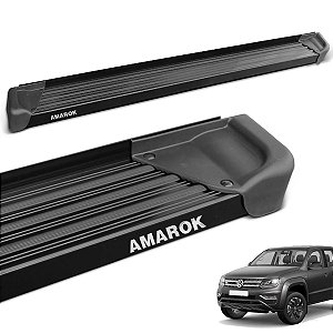 Estribo lateral Amarok de alumínio gabine dupla