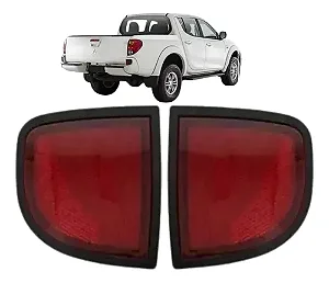 Refletor parachoque traseiro L200 Triton 2008/2016