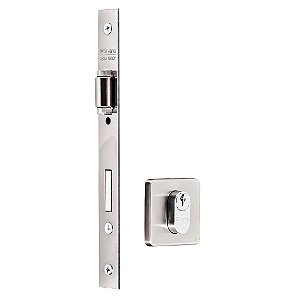 Conjunto Fechadura Pivotante 1700 Inox Polido - Silvana