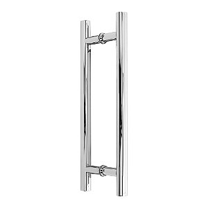 Puxador Porta Tubular 200mm Inox Polico - Silvana