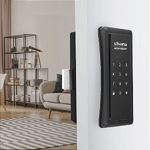 Fechadura Digital Smart Lock Sdd200 Sobrepor Preta - Silvana