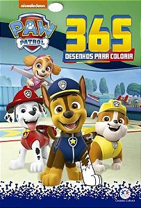 Livro Colorir Patrulha Canina 365 Atividades e Desenhos Para Colorir