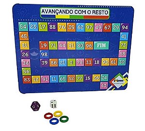 Tabuleiro do Jogo Brincando com a Probabilidade e a Estatística.