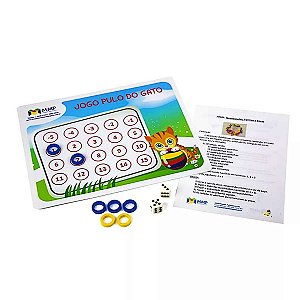 Jogo de Tabuleiro Roleta Matematica MMP Brinquedo Infantil