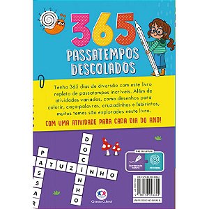 Kit 15 Livros, 365 Palavras Cruzadas + Caça Palavras + Jogos Divertido +  Sudokus + Labirintos