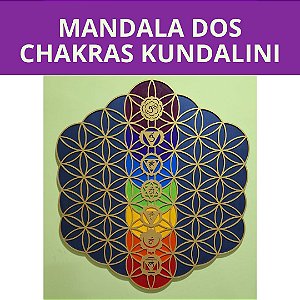 MANDALA CHAKRAS KUNDALINI 60CM