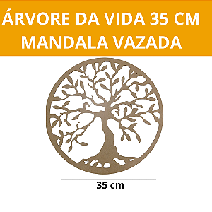 ÁRVORE DA VIDA 35 CM VAZADA